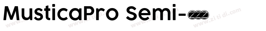 MusticaPro Semi字体转换